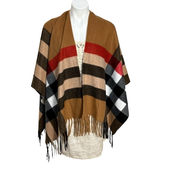 Nova check wrap Jack & Missy® Chelsea Wrap  plaid Collette one size - Picture 2 of 7